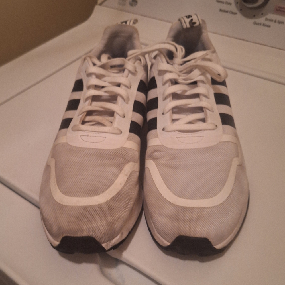 Adidas White and Black Sneakers